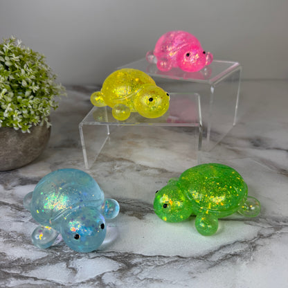 Squishy Toy - Glitter Turtle
