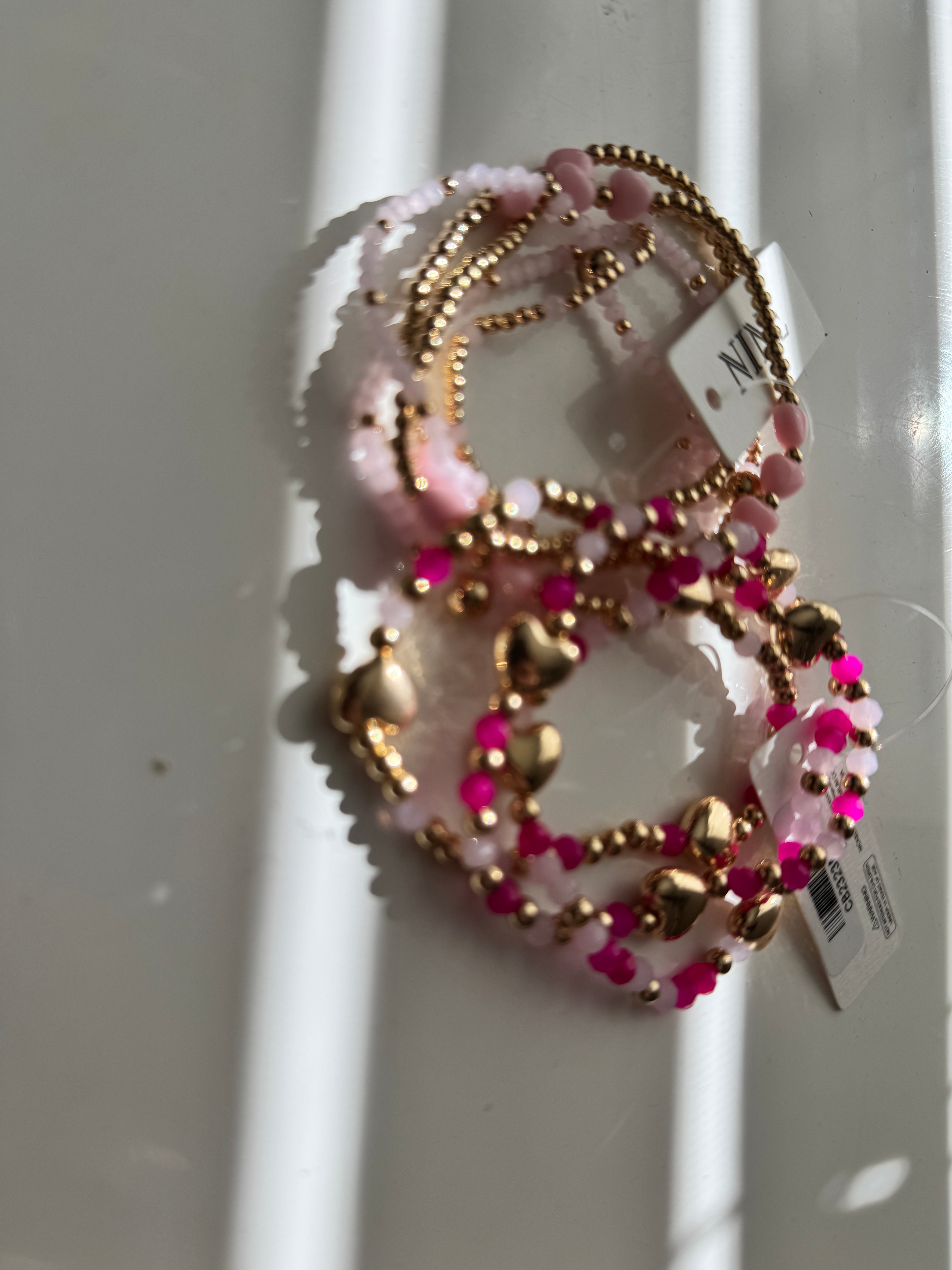 Touch of Pink Bracelet Stacks