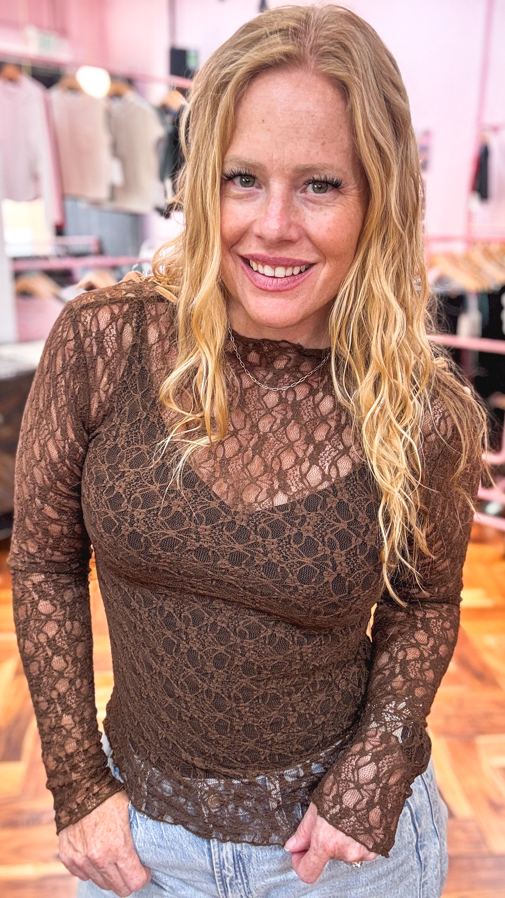 Luck Be a Lady Lace Top