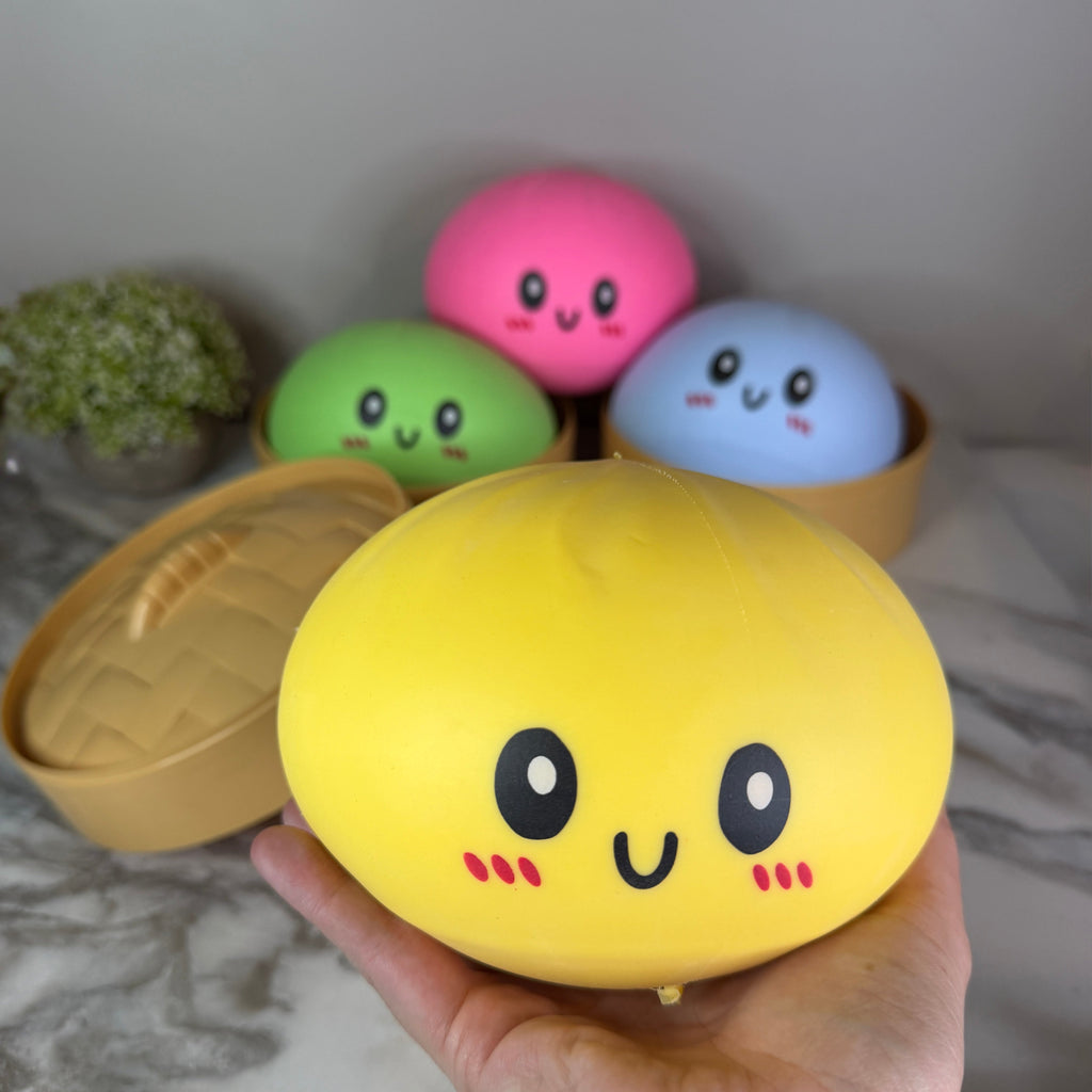Squishy Toy - XL Dumpling, Quick Squeeze Solid