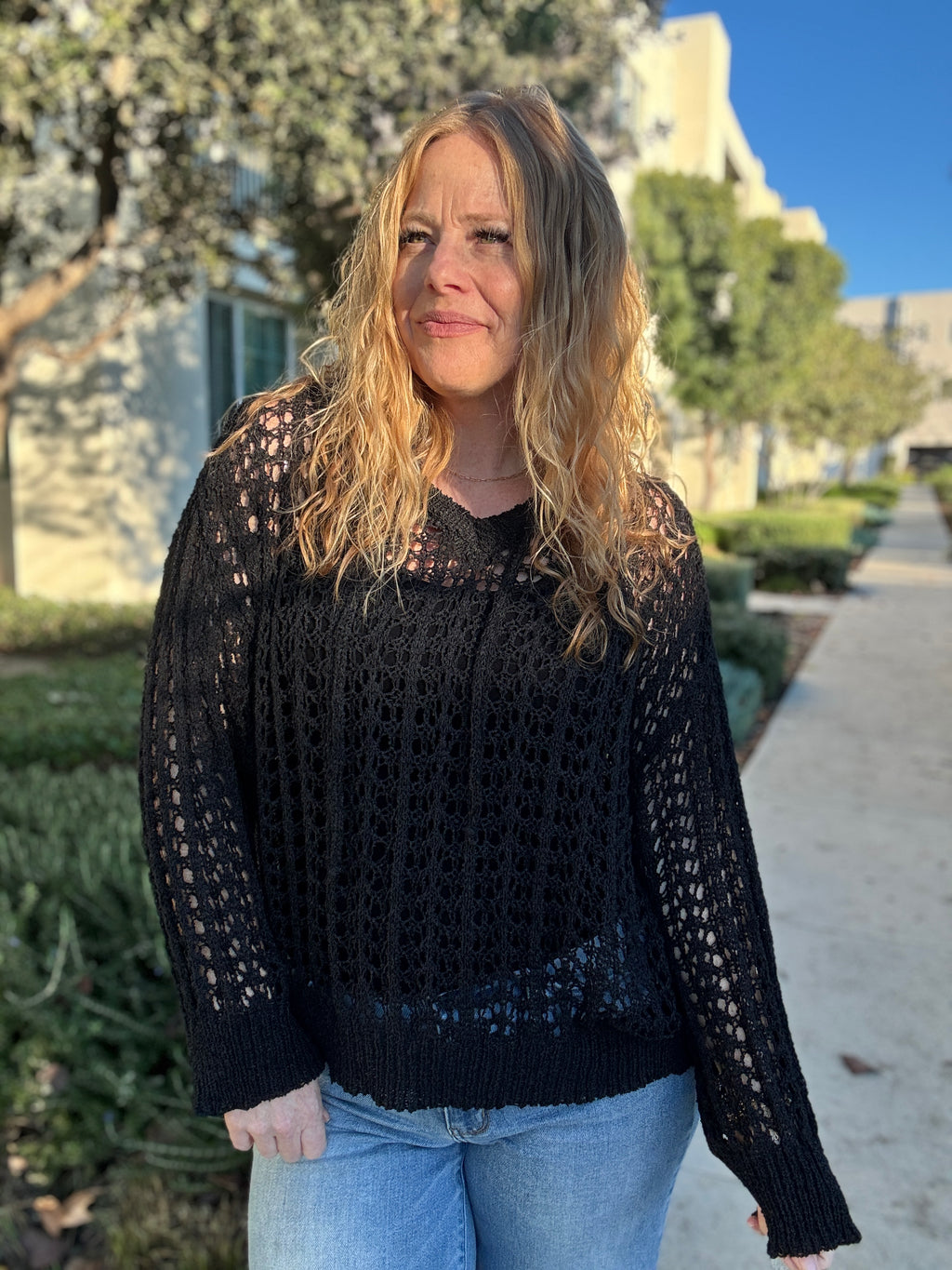 Barefoot Soul Crochet Knit Sweater