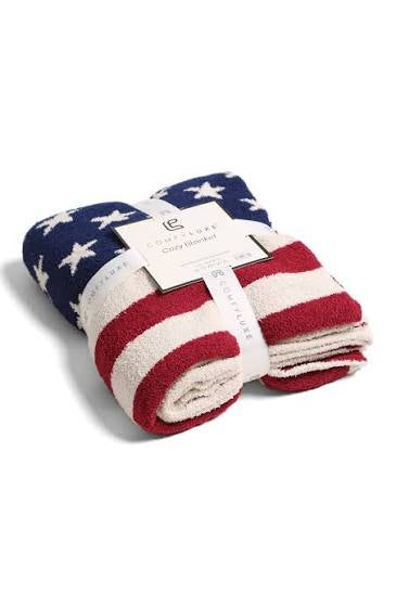 American Flag Comfy Luxe Blanket