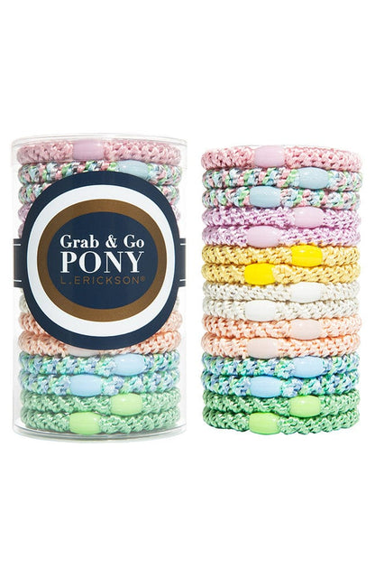 Luxe Hair Tie Tubes - 15 Pack