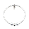 Silver Icon - Sterling Silver Stretch Bangle