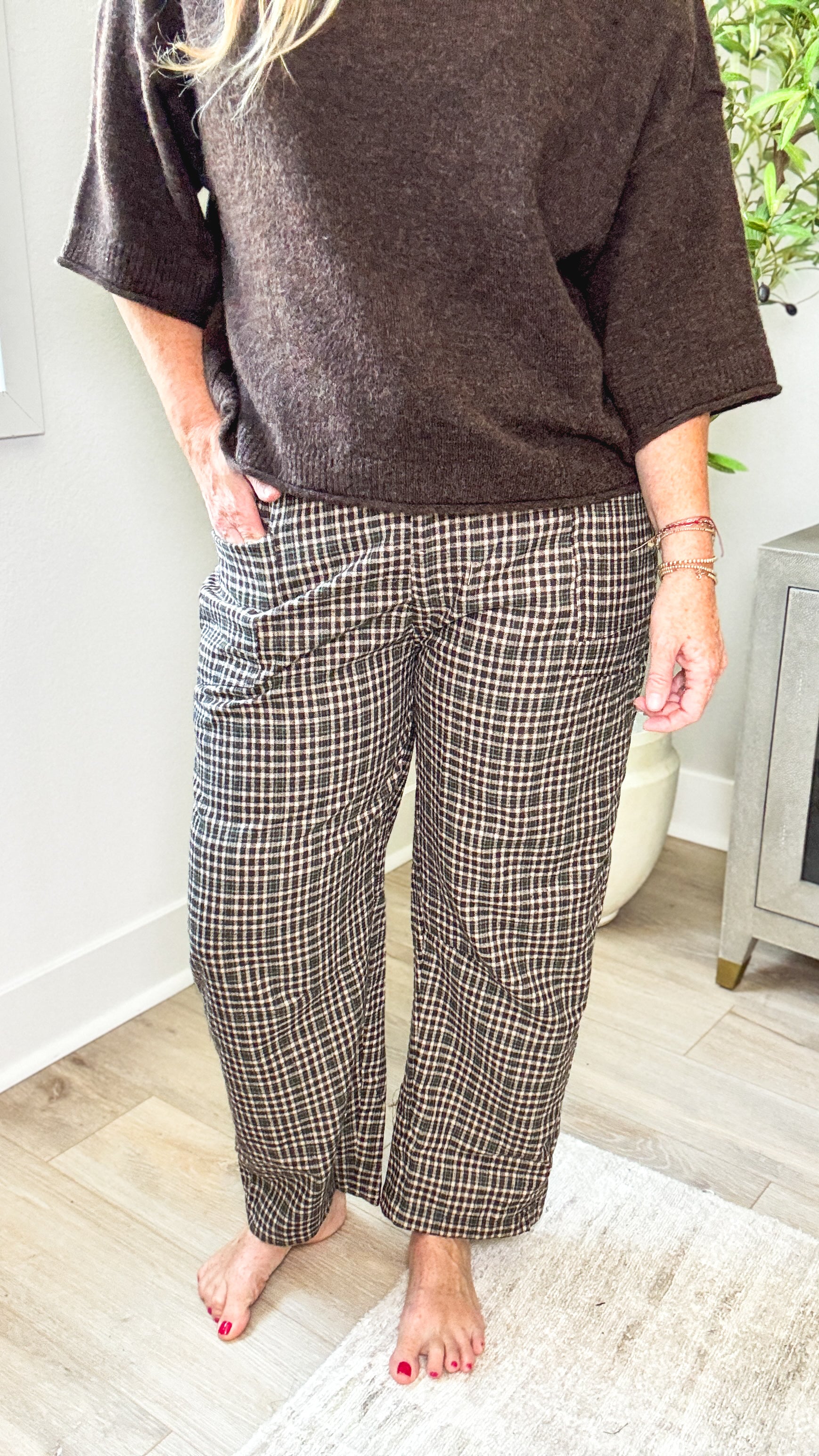 Main Character Plaid Pants