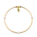 Classic Glamour - Fresh Water Pearl & Gold Filled Stretch Bangle