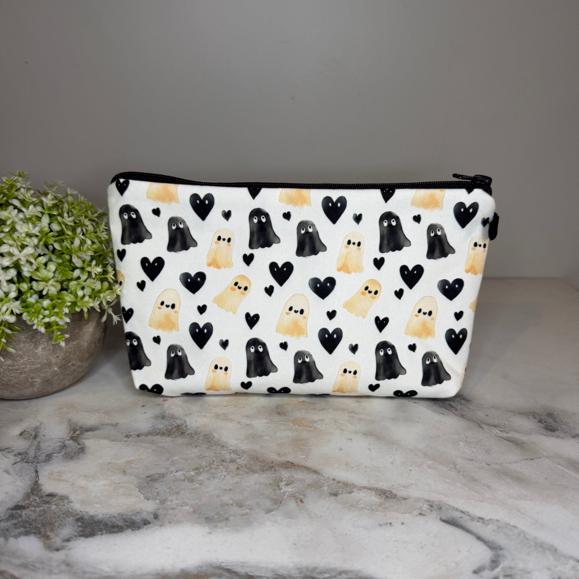 Pouch - Halloween Fall - Ghost Hearts