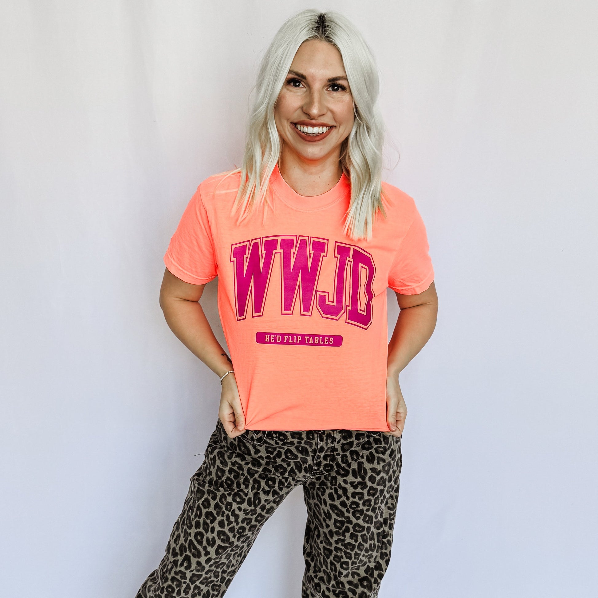 WWJD Flip Tables Graphic Tee