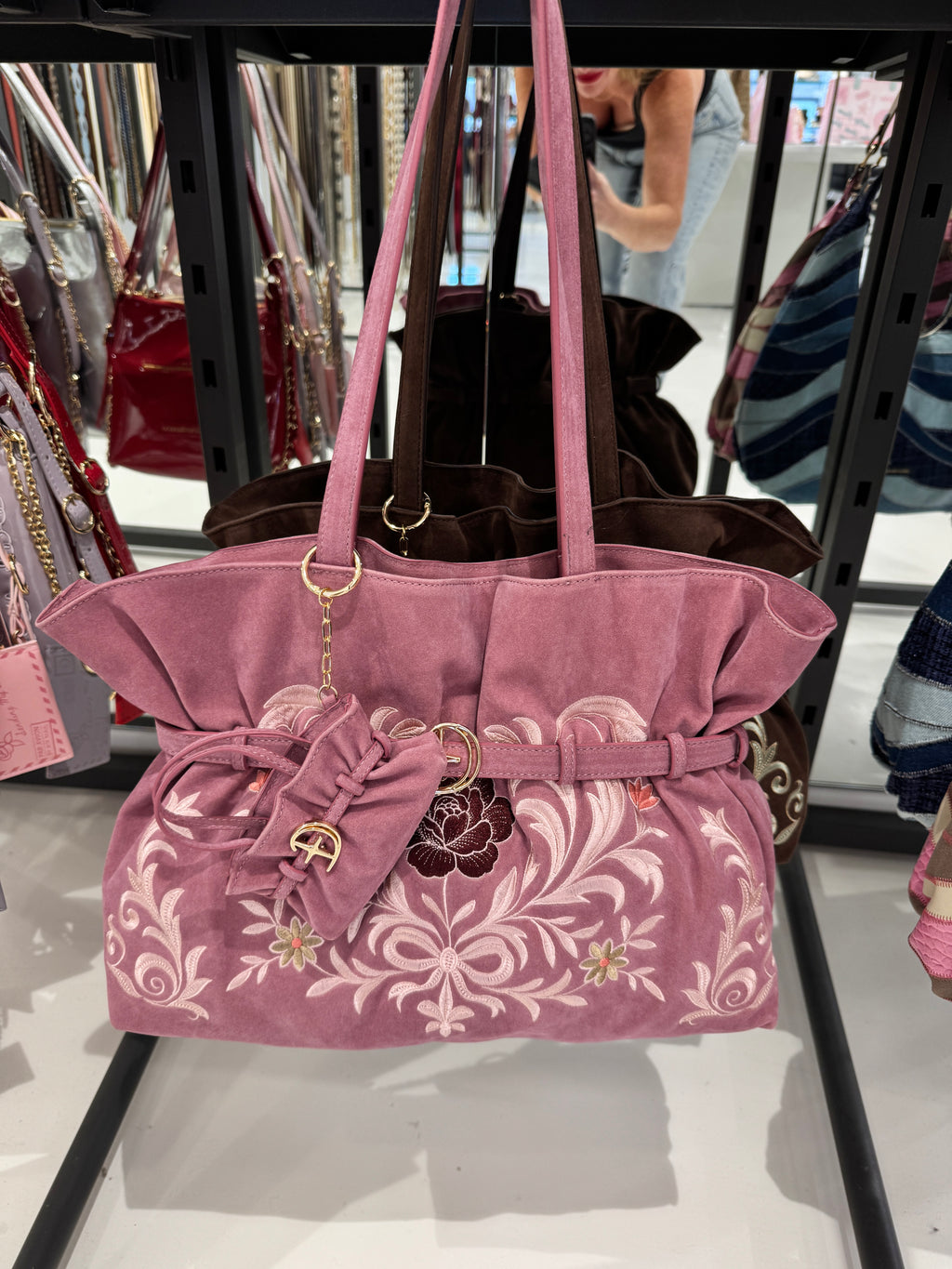Ruche Royal Embroidered Tote