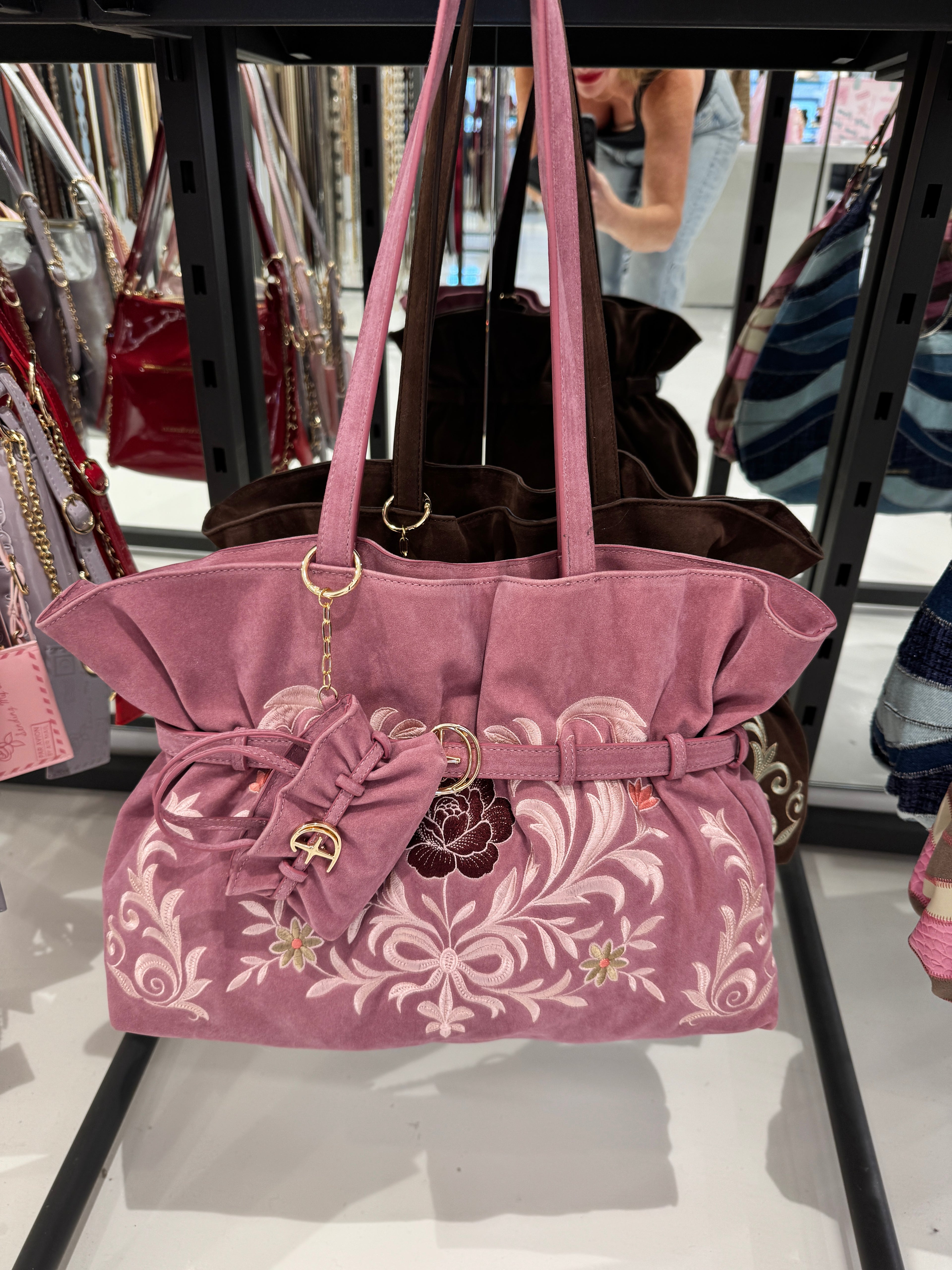 Ruche Royal Embroidered Tote