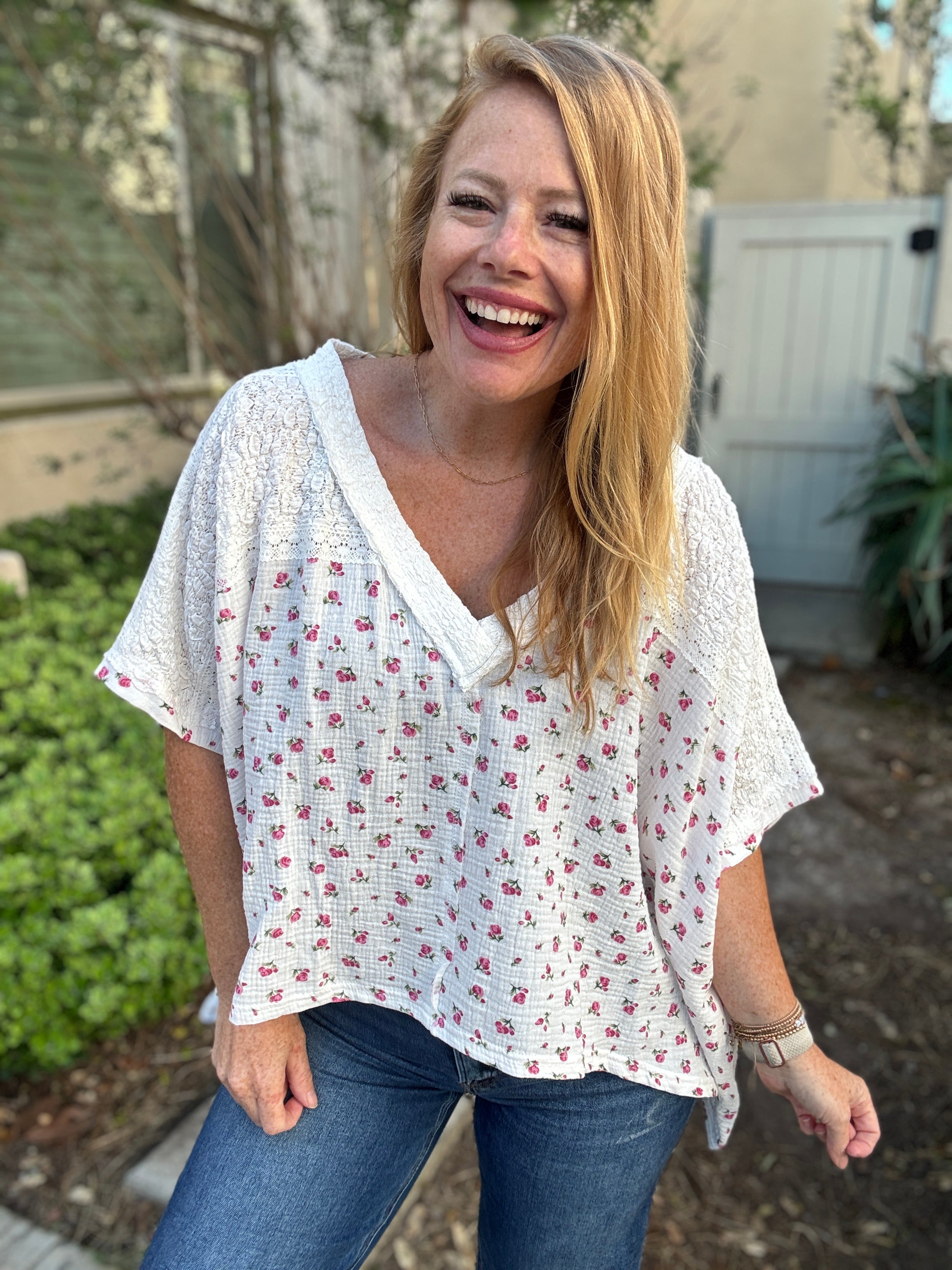 Pocket Full of Posey Top