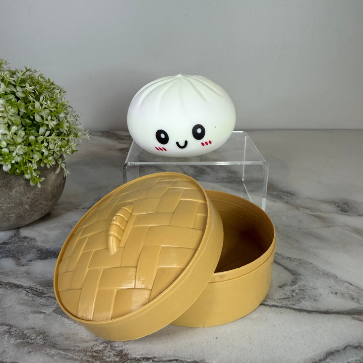 Squishy Toy - Viral Dumpling, Solid White