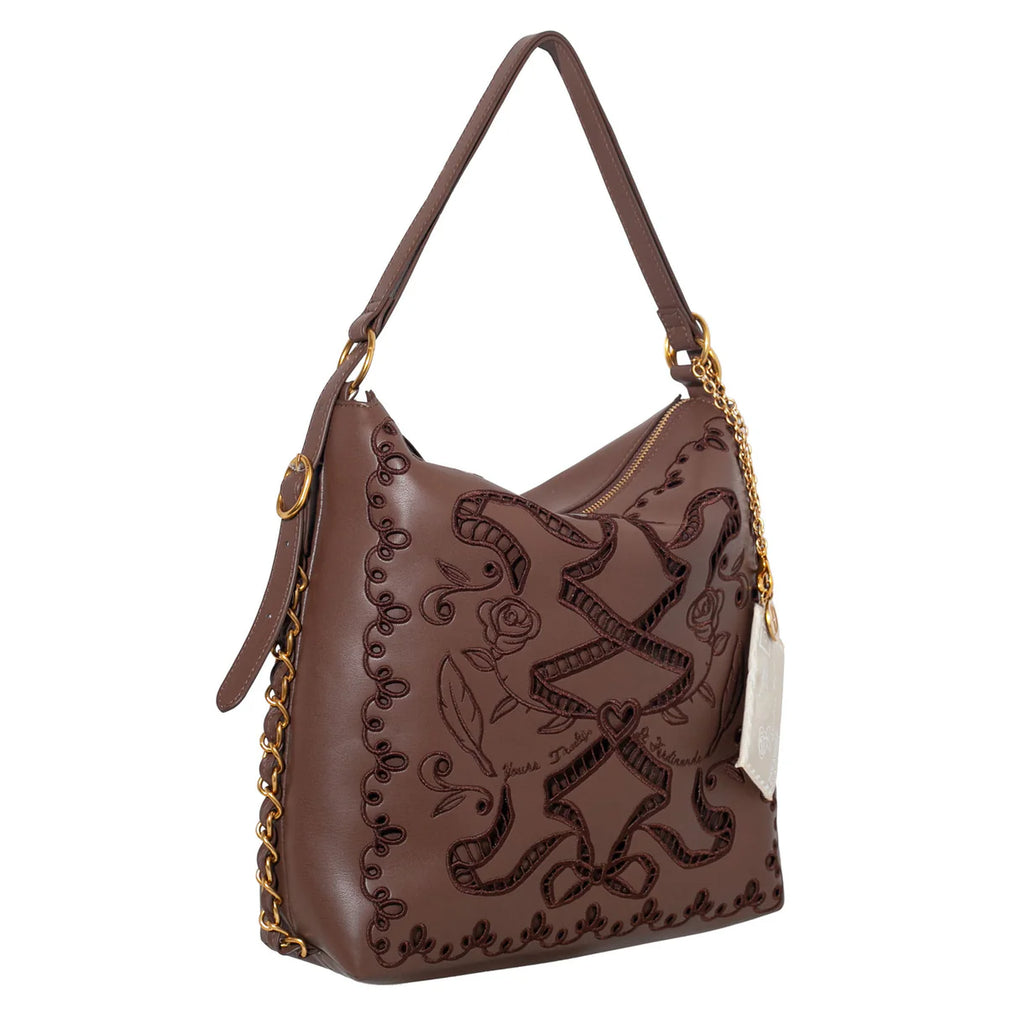 Ribbon Reverie Convertible Hobo Backpack