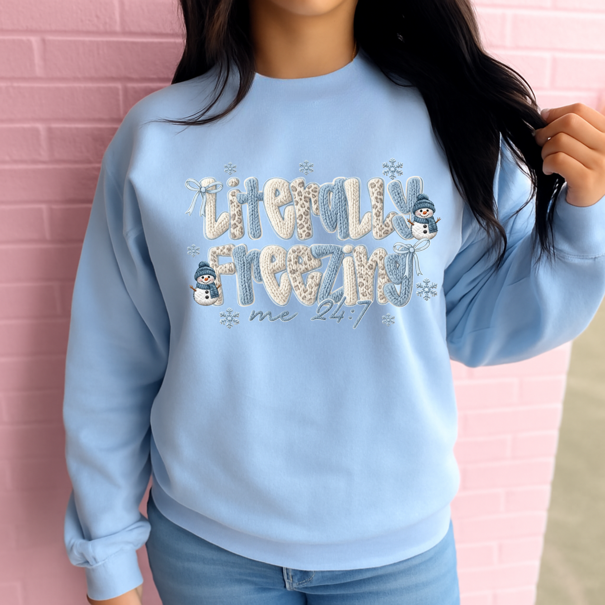 Yarn Literally Freezing Graphic Sweatshirt