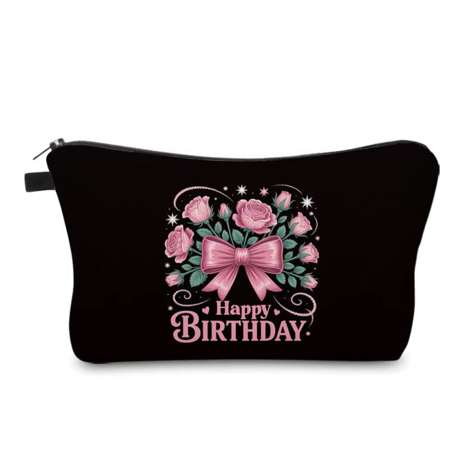 Pouch - Happy Birthday Bow