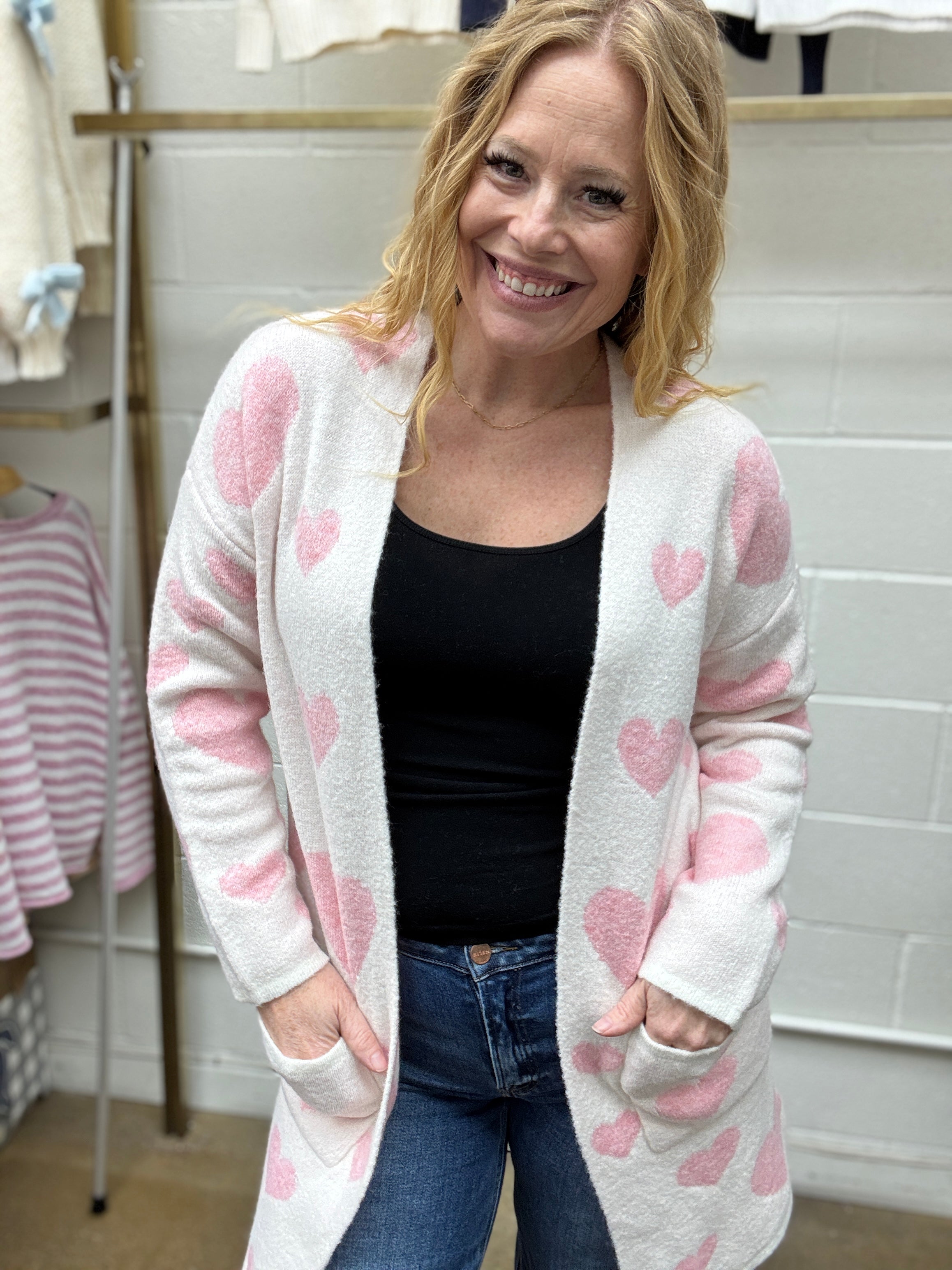 Last One to Know Heart Cardigan