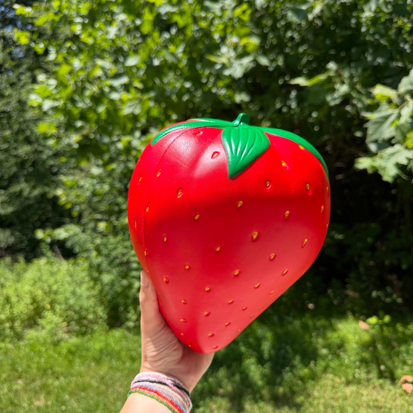 Squishy Toy - Strawberry, Jumbo
