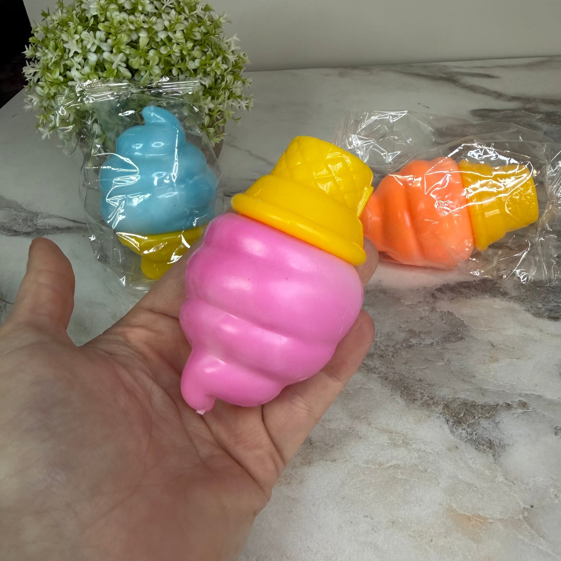 Stress Squishy Toy - Ice Cream Cone - PREORDER