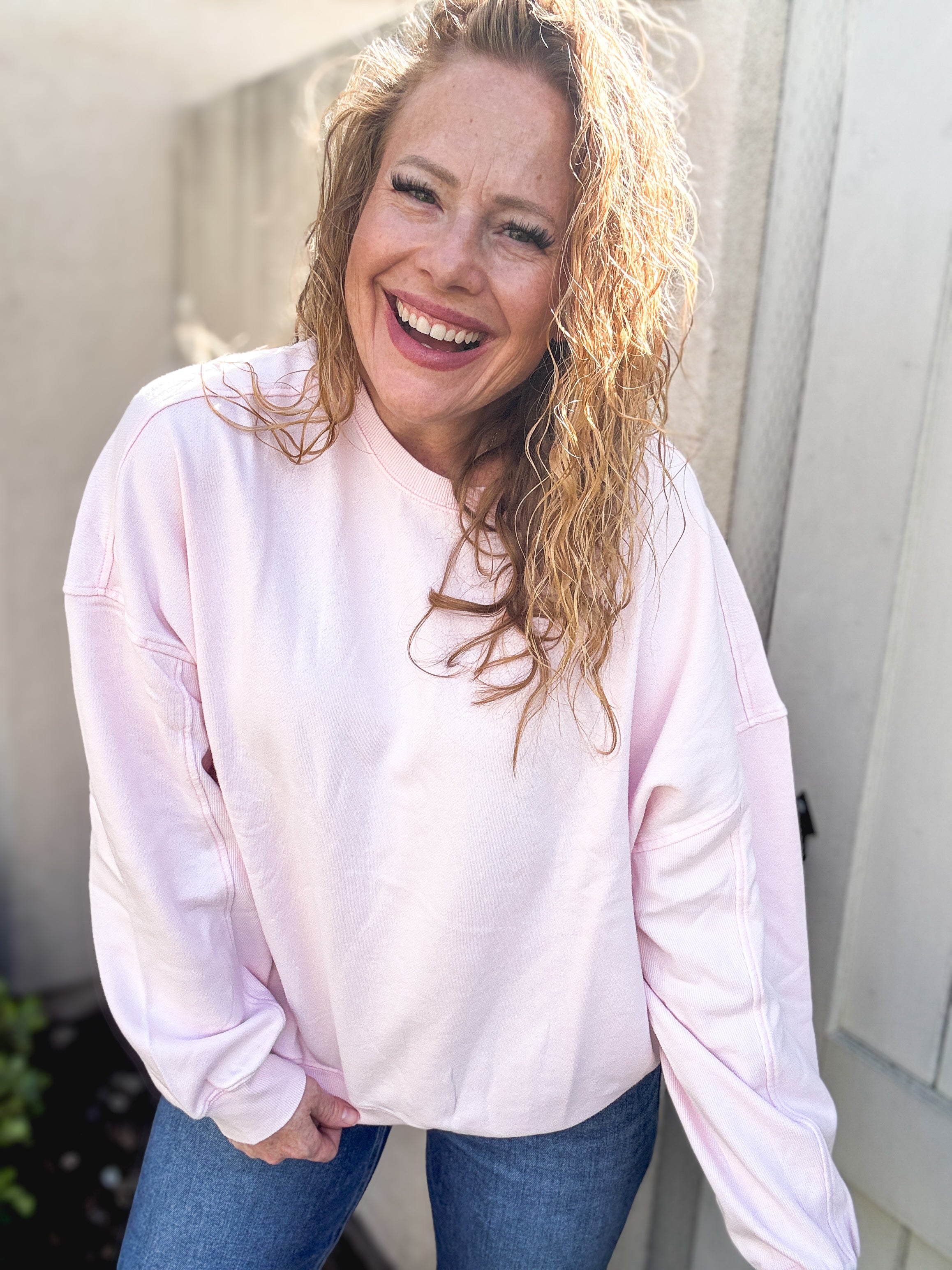 Spring Make Up Your Mind Crewneck