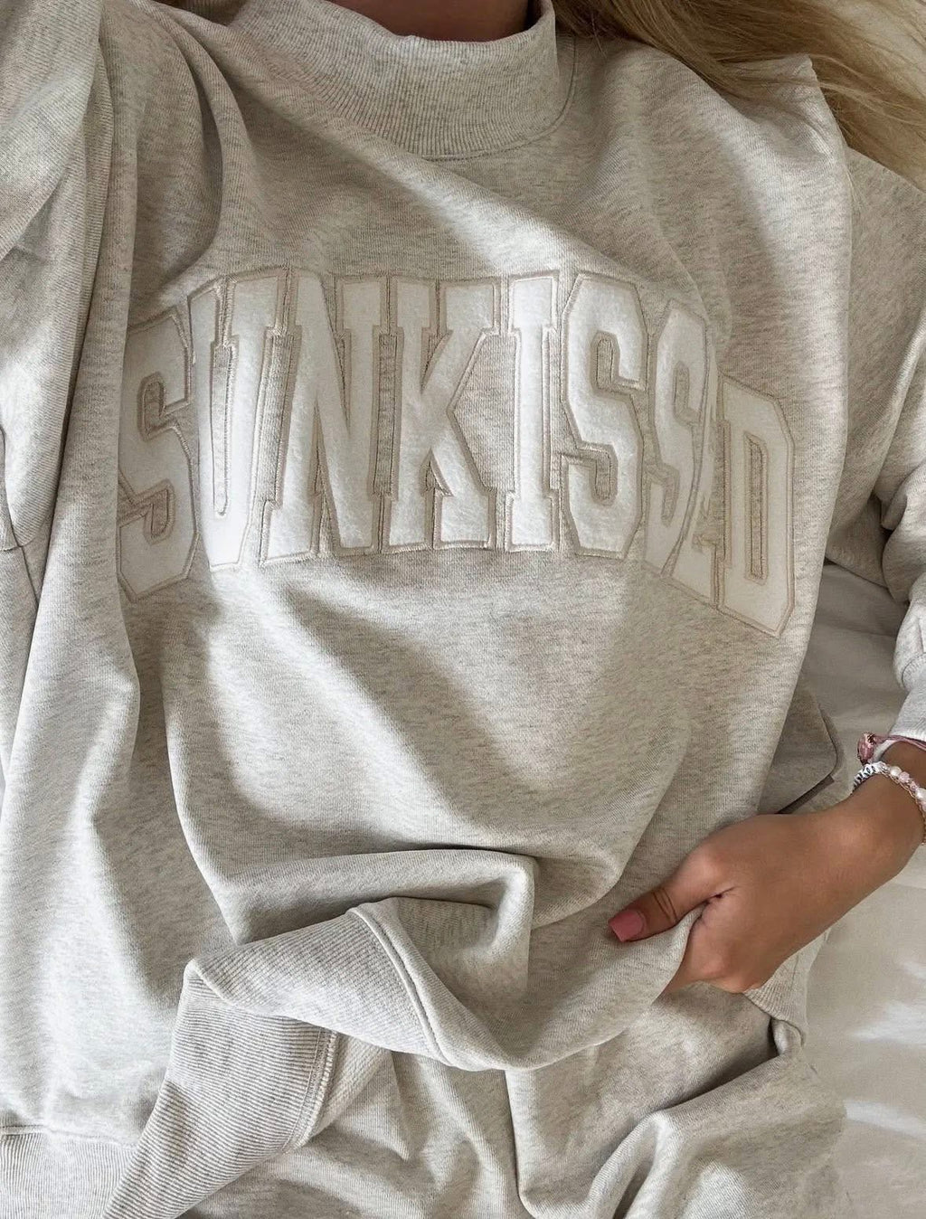 PREORDER: Oatmilk SunKissed Mock Neck