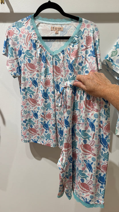 Sea Turtle PJ Set