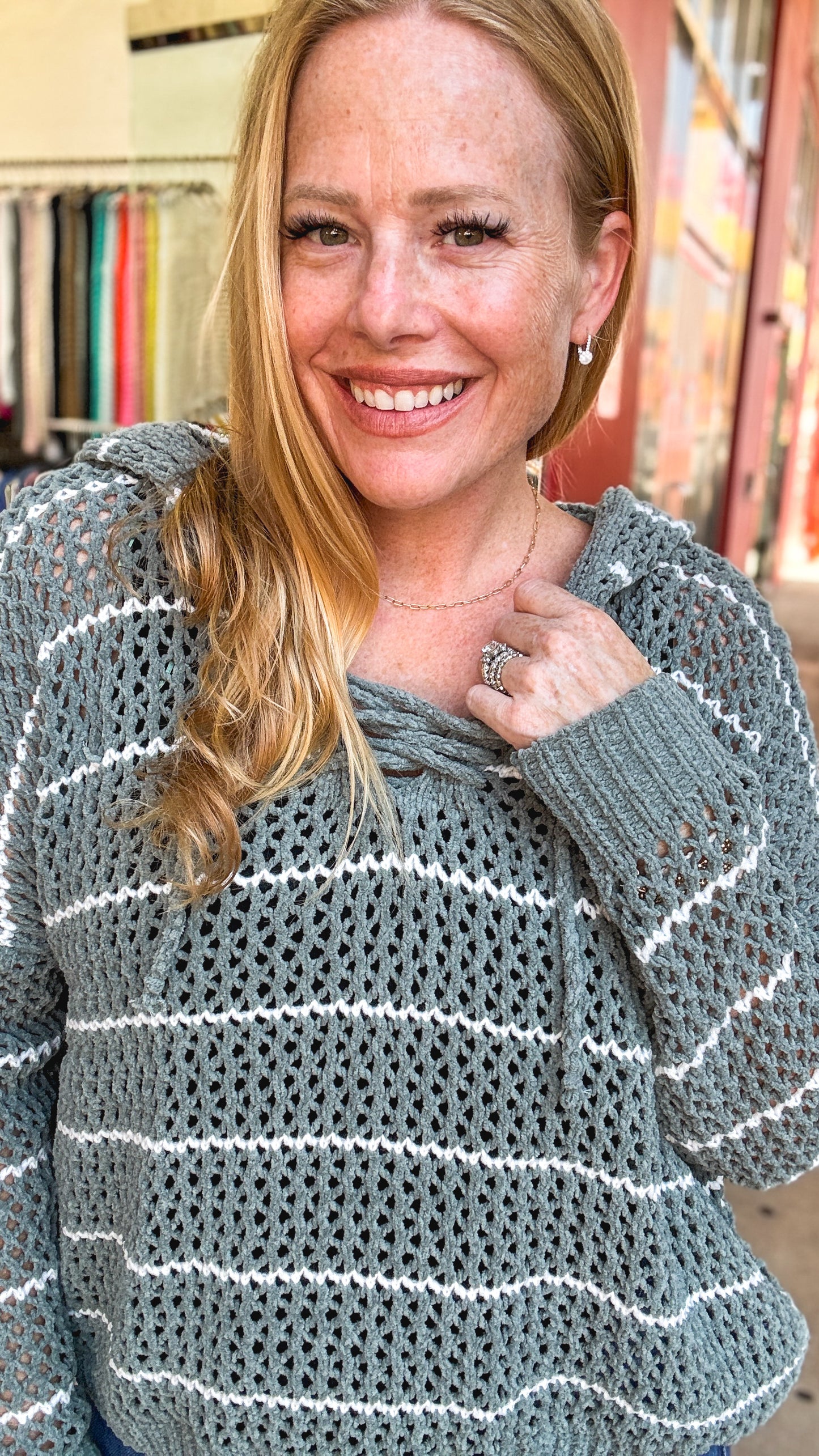 Seaside Stroll Hooded Sweater