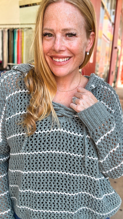 Seaside Stroll Hooded Sweater