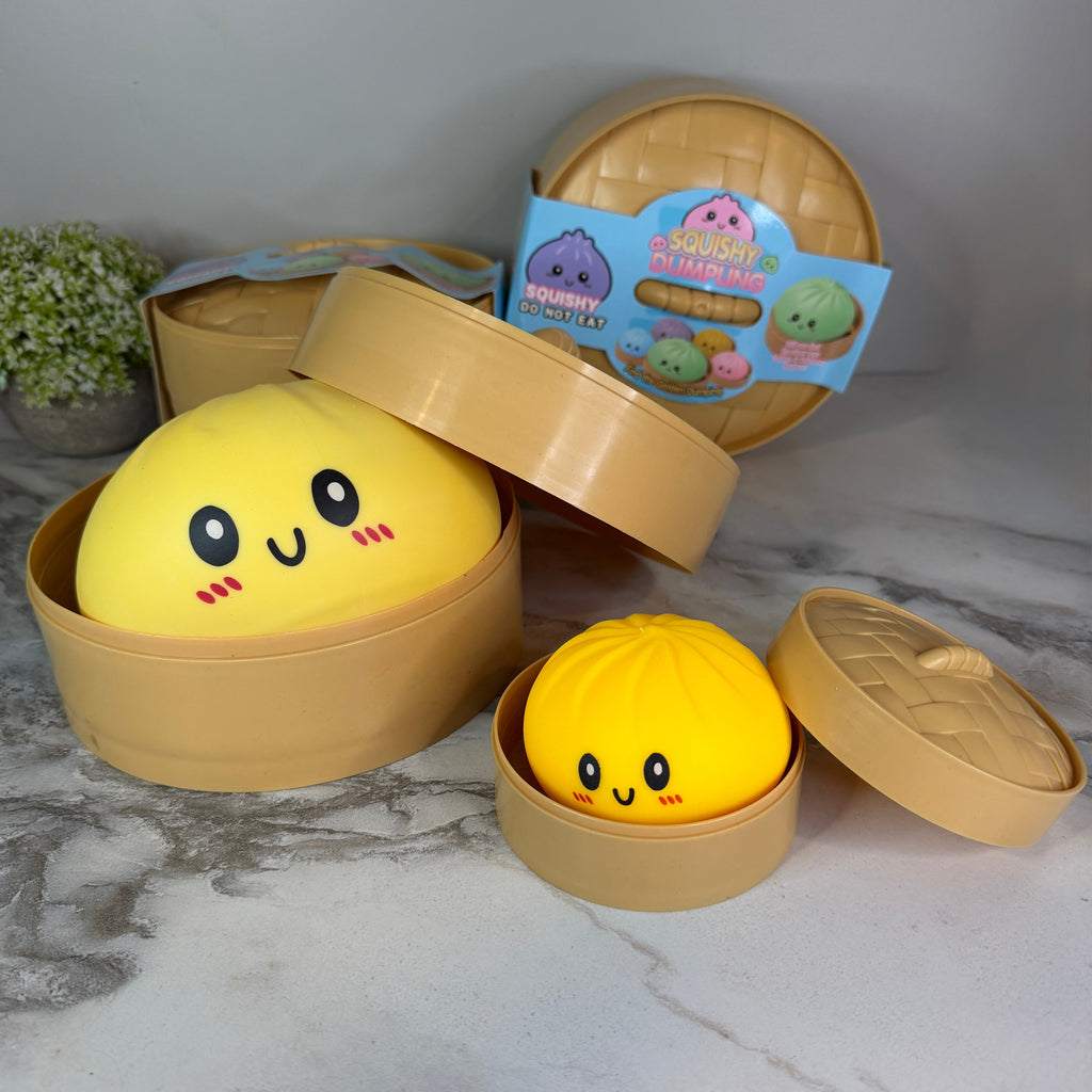 Squishy Toy - XL Dumpling, Quick Squeeze Solid