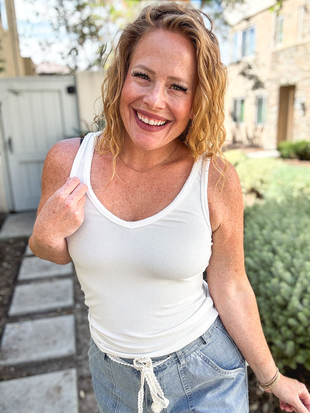 Paradise Ribbed Knit Tank