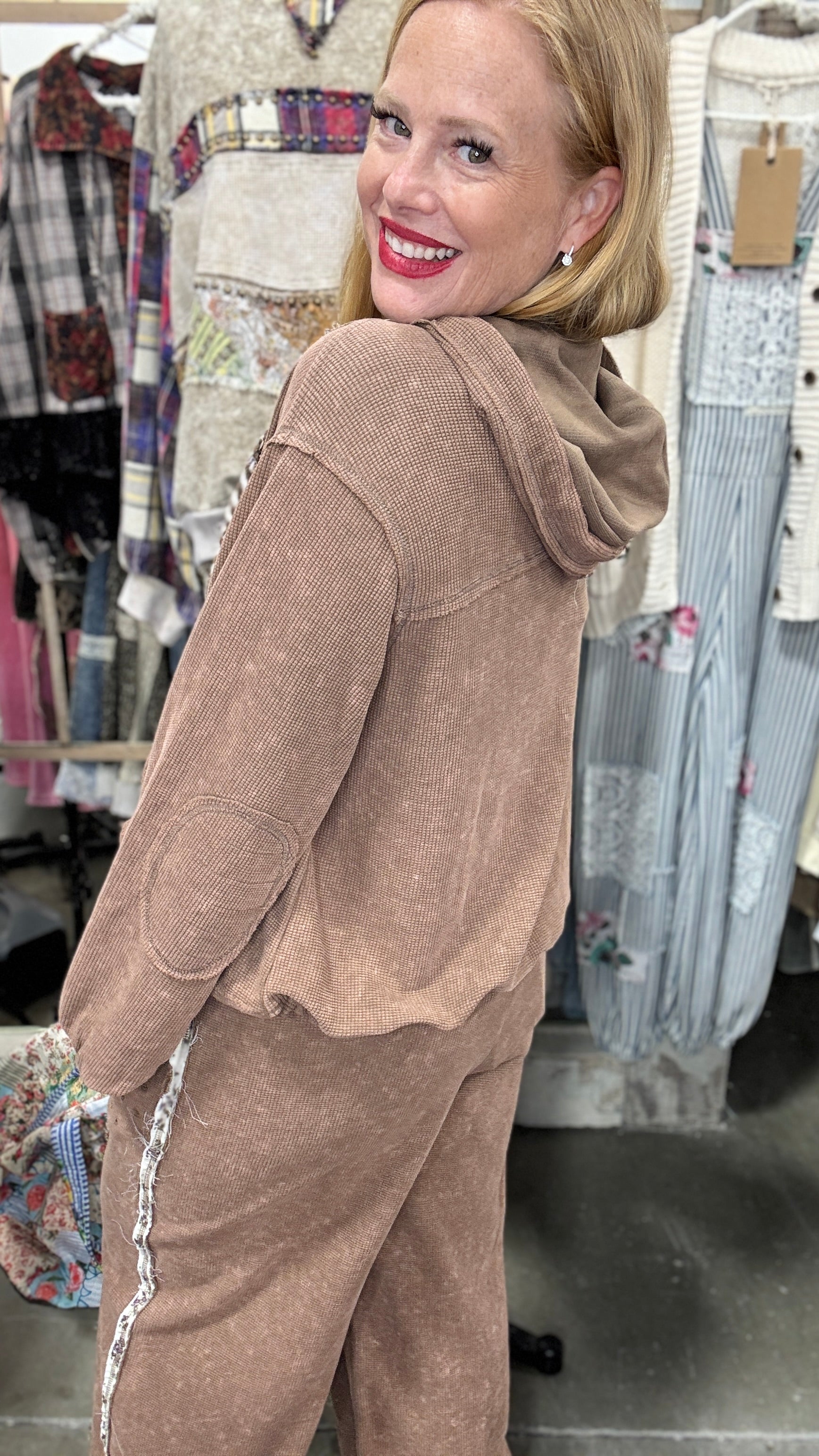 Chocolate Dreams Button Up & Jogger