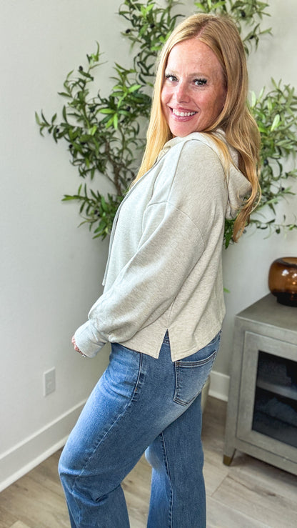 Softly Spoken Sage Sweater Hoodie