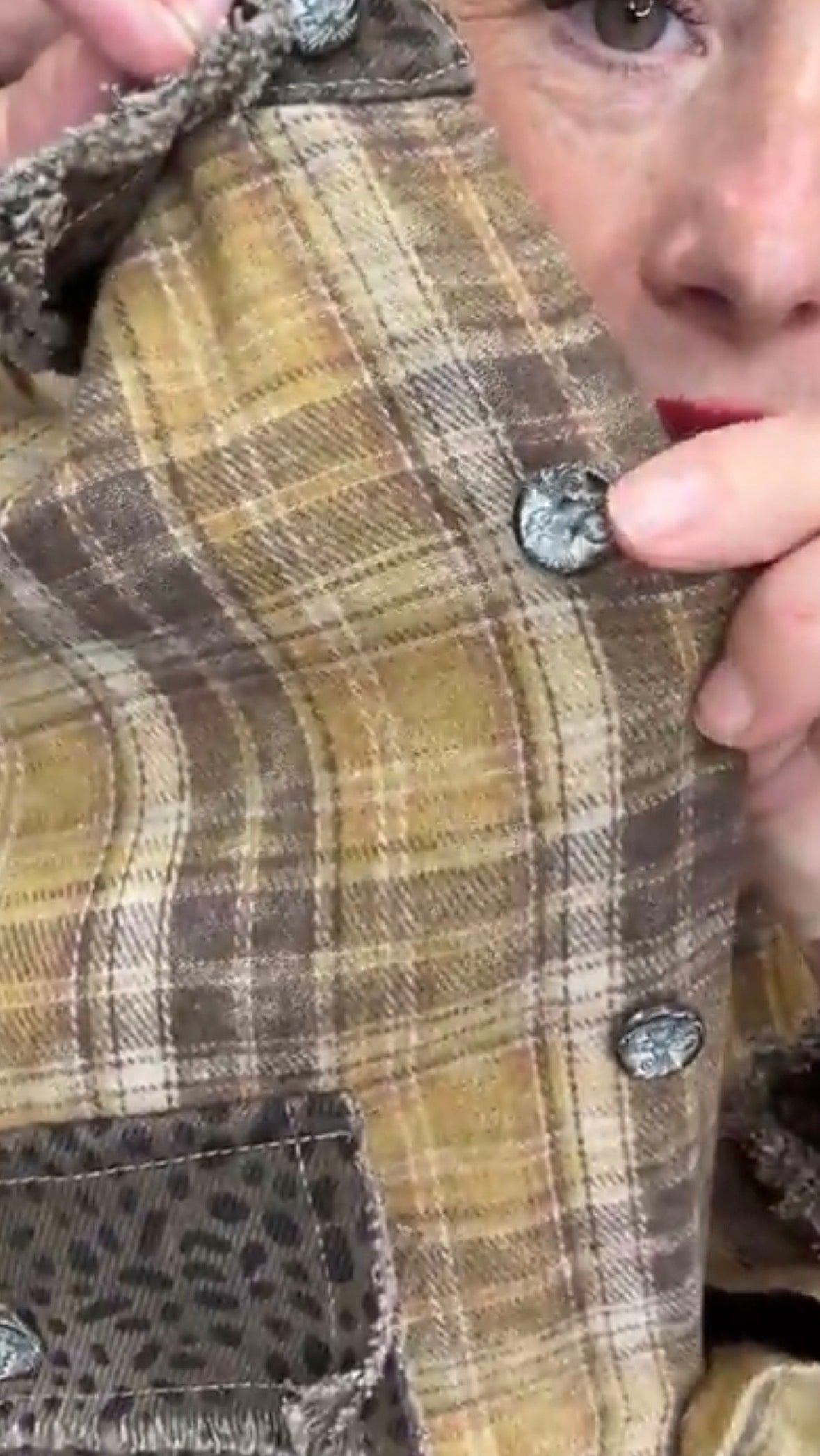 Autumn Afterglow Plaid Shacket by POL