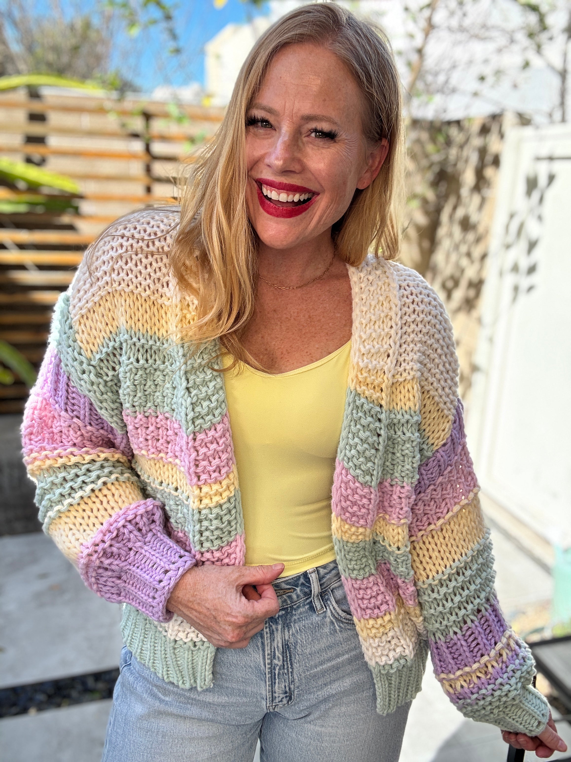 Tessa Rainbow Cardigan