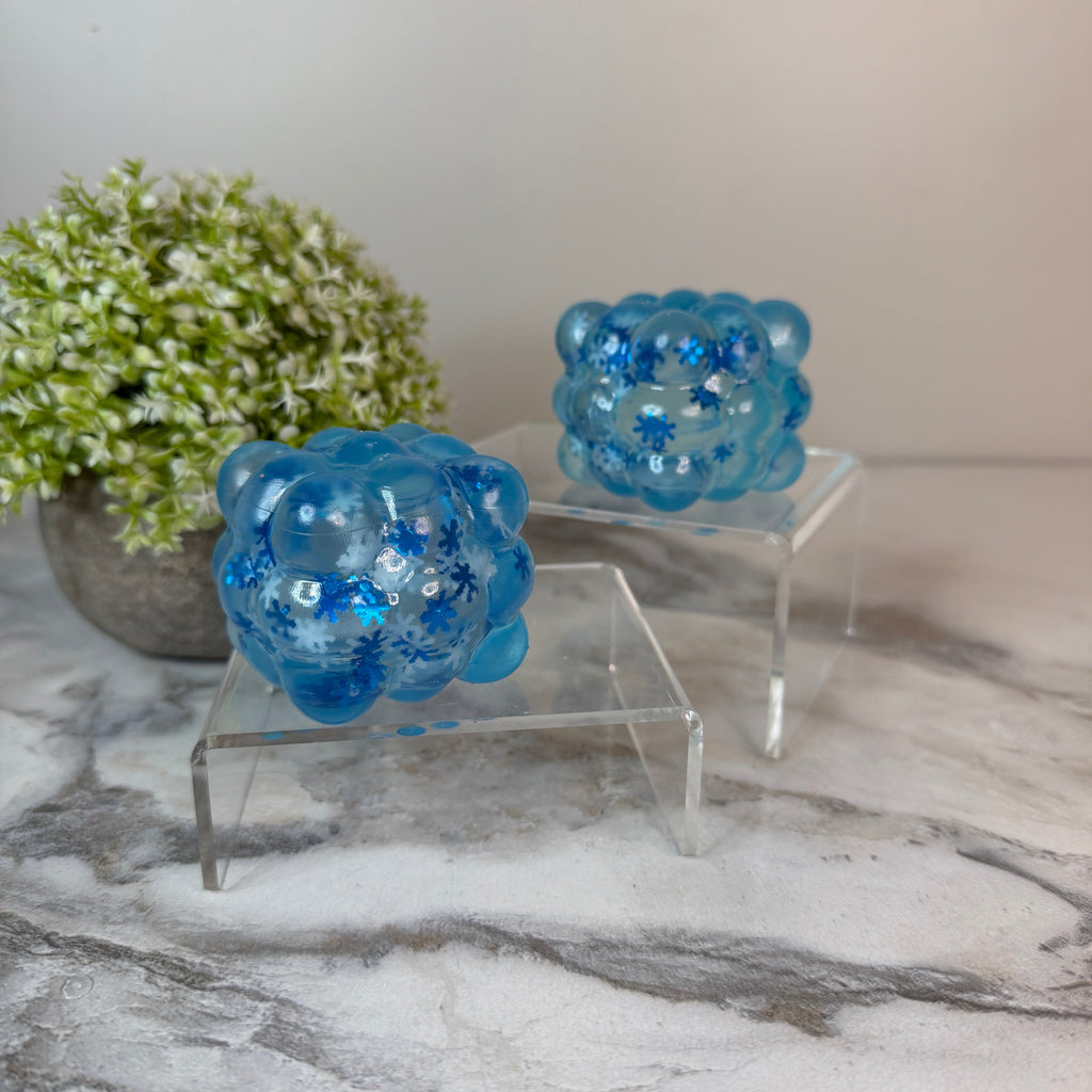 Squishy Toy - Blue Snowflake Nine Cube - PREORDER