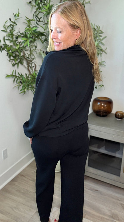 Lounge Life 3/4 Zip Top
