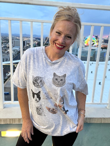 Vintage Kitty Band Tee
