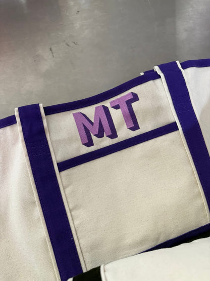 Embroidered Canvas Tote