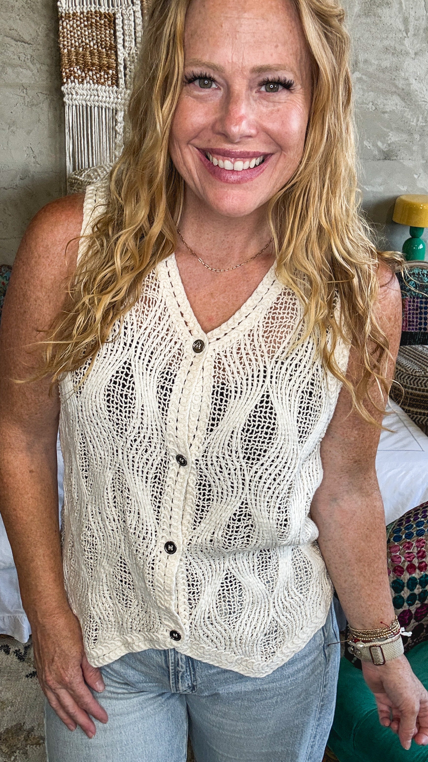 Main Strip Knit Vest