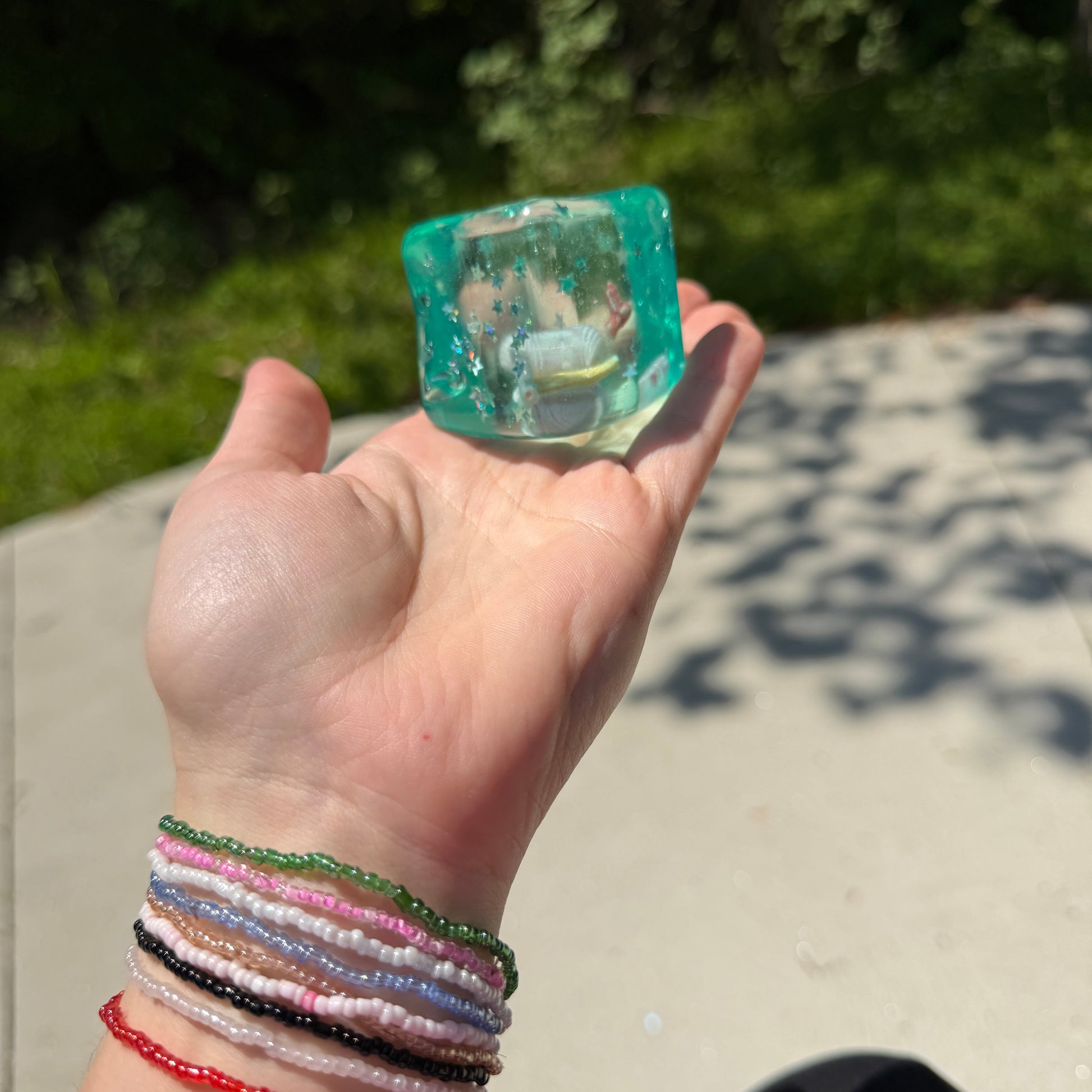 Ice Cube Squishy Toy - Under The Sea