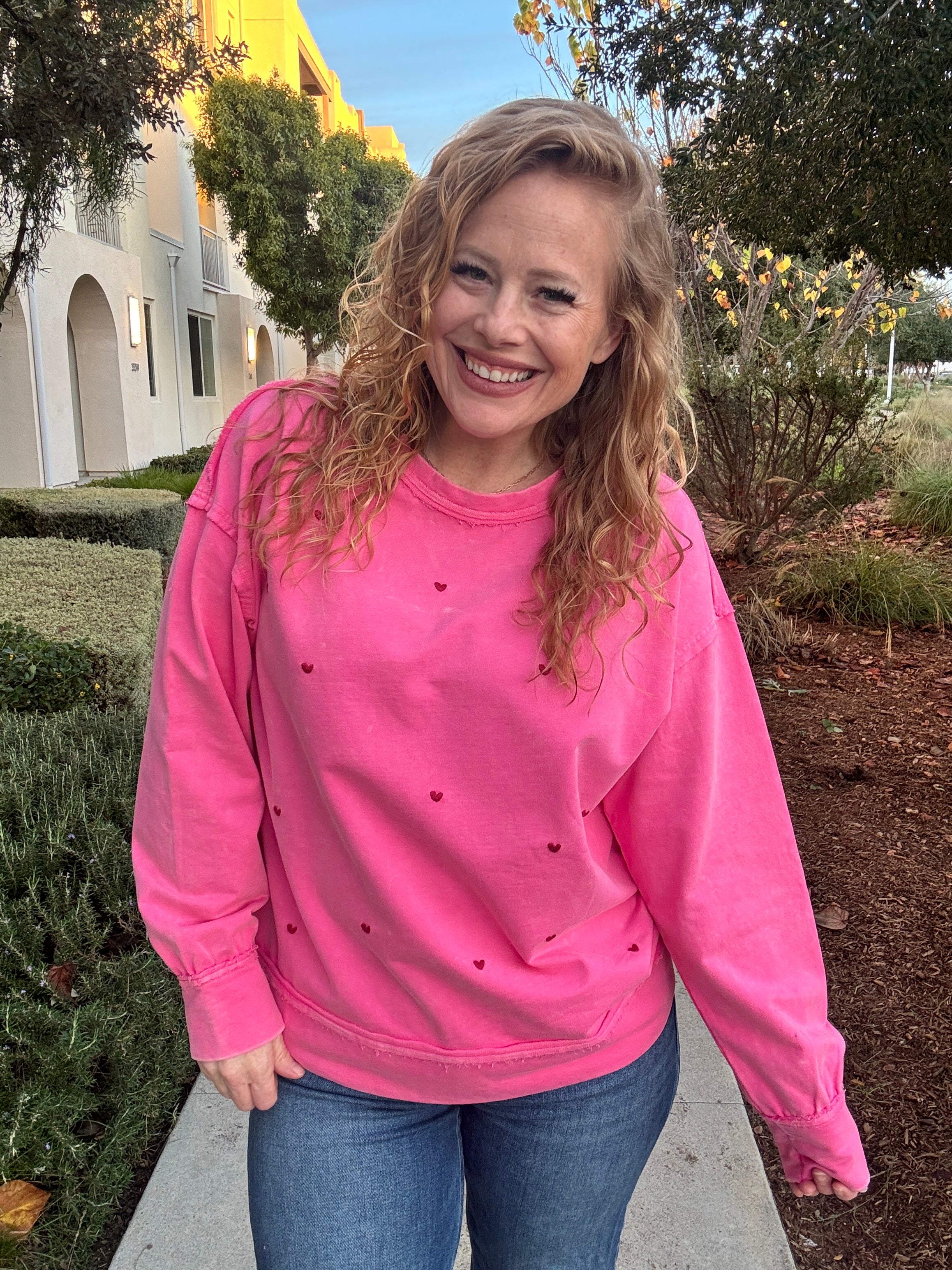 Wondering Heart Embroidered Long Sleeve