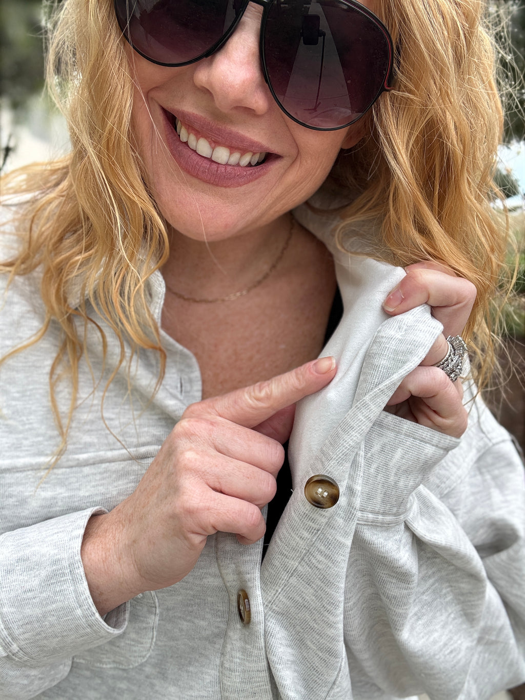 Big Love Grey Shacket