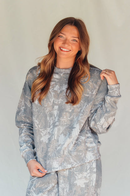 PREORDER ITEM (Estimated ship date 11/10) Vintage Camo Crew Sweatshirt