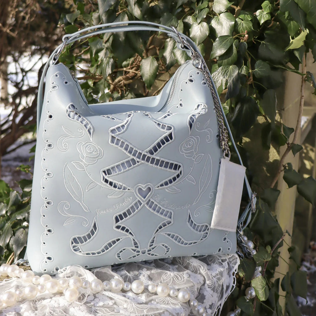Ribbon Reverie Convertible Hobo Backpack