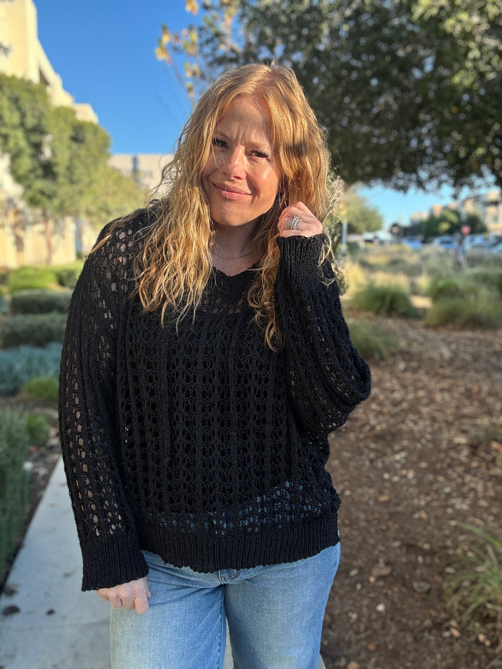 Barefoot Soul Crochet Knit Sweater