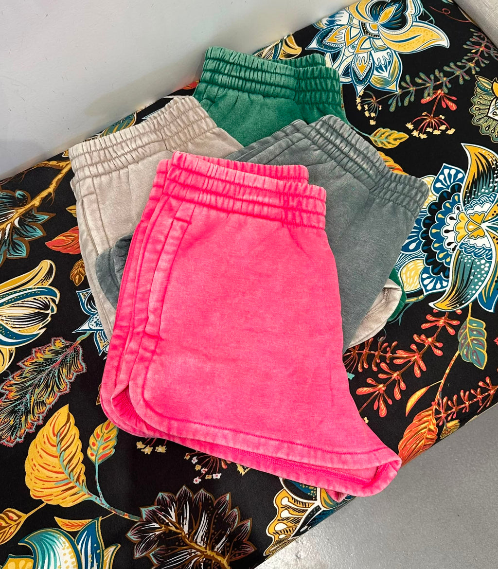 Pocket Full of Sunshine Mineral Wash Shorts