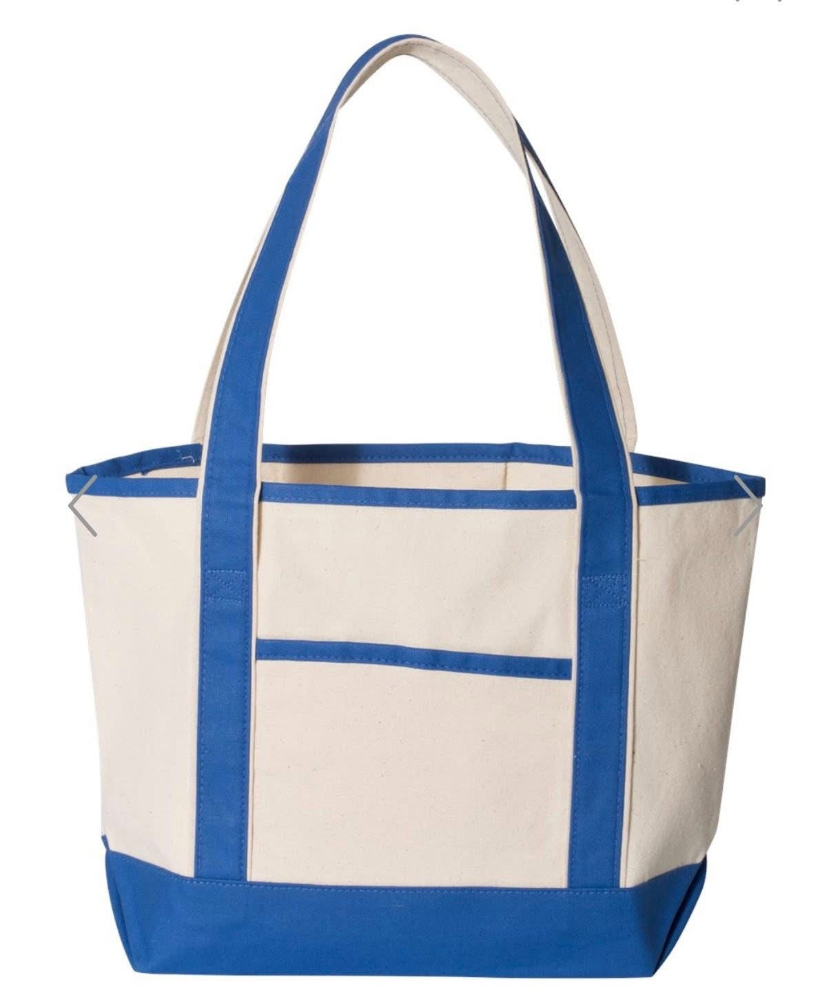 Embroidered Canvas Tote
