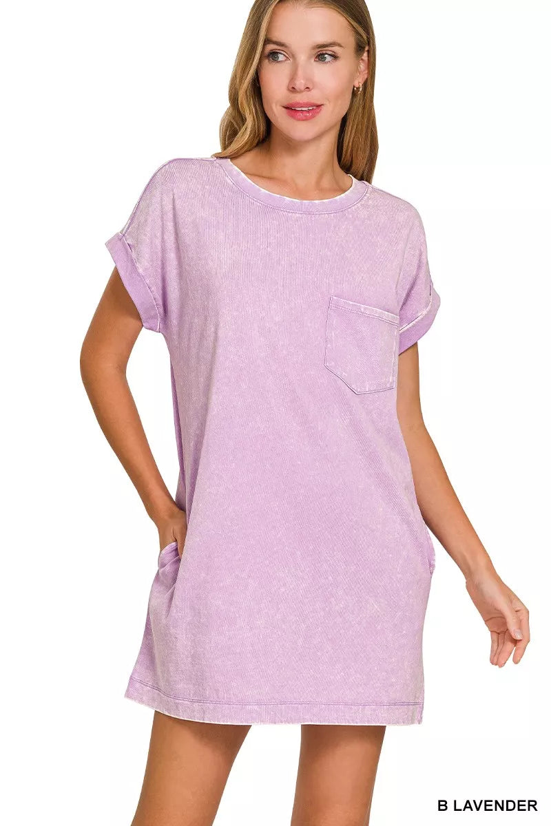 lavender t shirt dress New Adventure T-Shirt Dress In Lavender