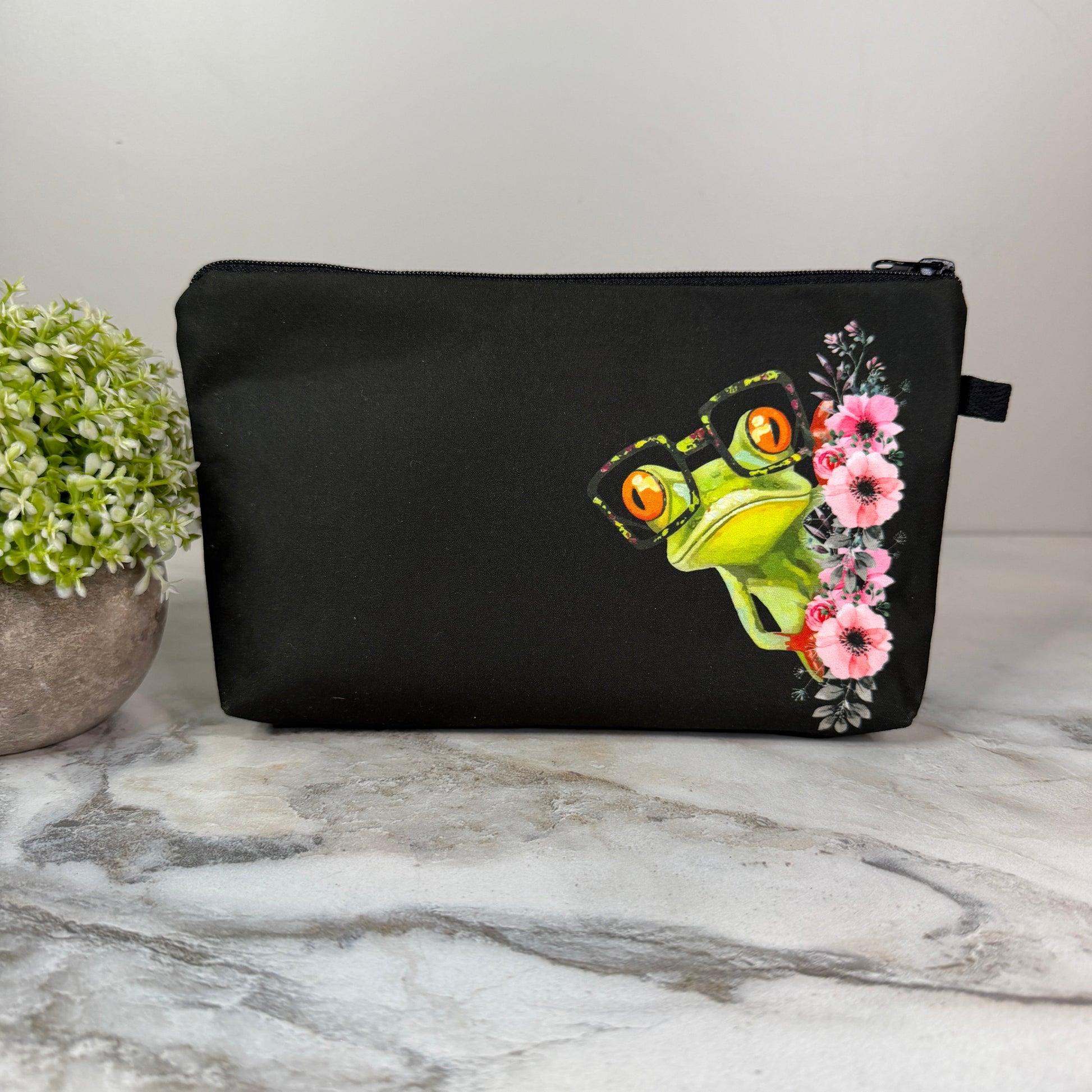 Pouch - Floral Frog