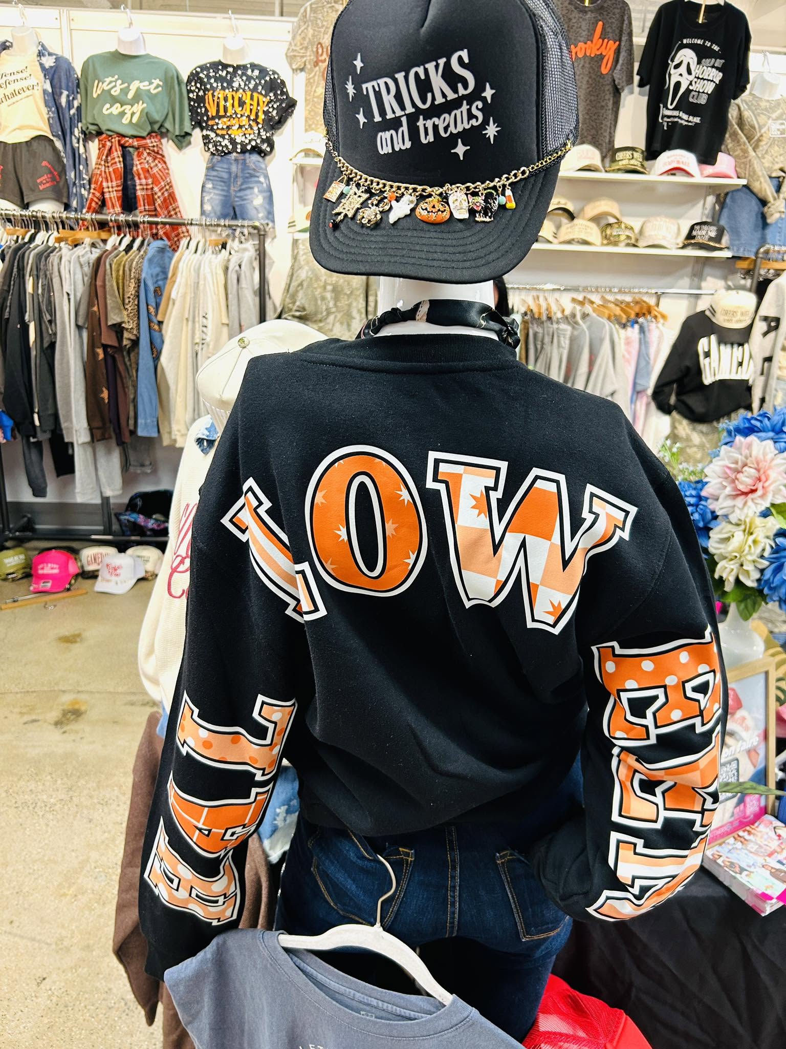 Happy Halloween Black Sweatshirt