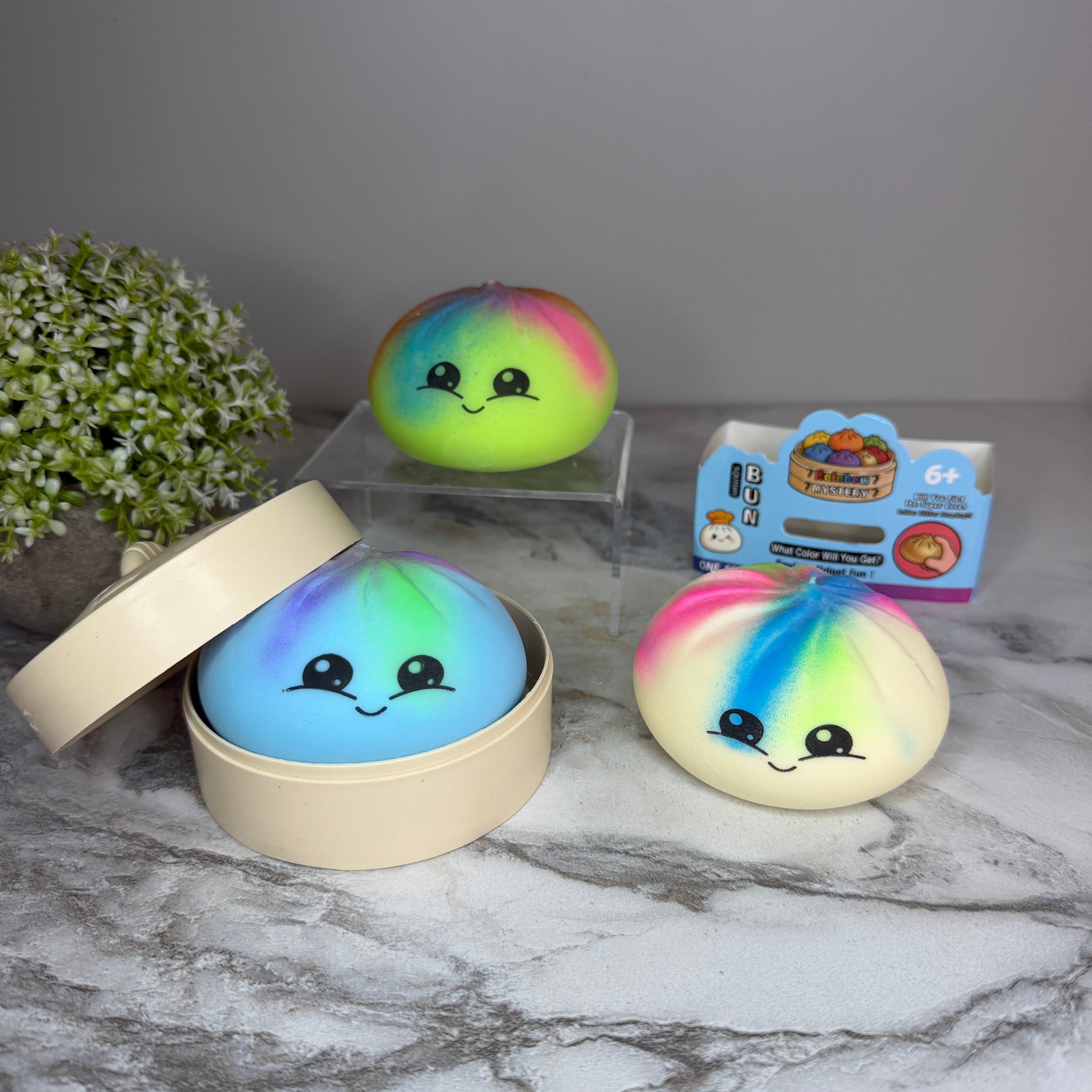 Squishy Toy - Viral Dumpling, Multi Color + New Face